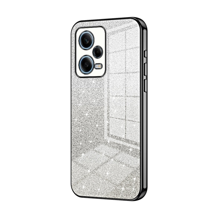Gradient Glitter Powder Electroplated Phone Case, For Xiaomi Redmi Note 11 Pro 4G/5G Global, For Xiaomi Redmi Note 12 4G, For Xiaomi Redmi Note 12 Pro 5G