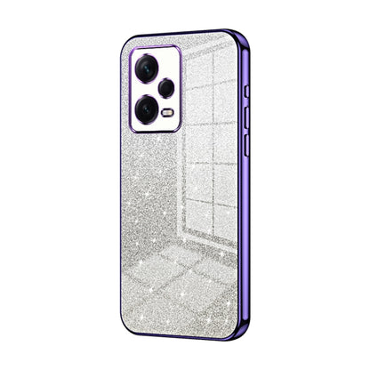 Gradient Glitter Powder Electroplated Phone Case, Series 6