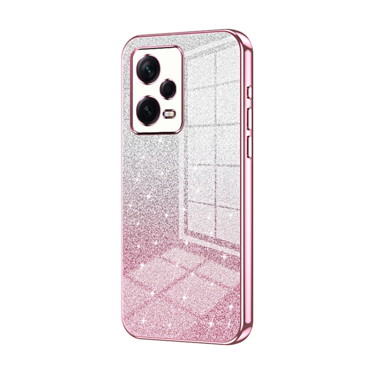 Gradient Glitter Powder Electroplated Phone Case, Series 6