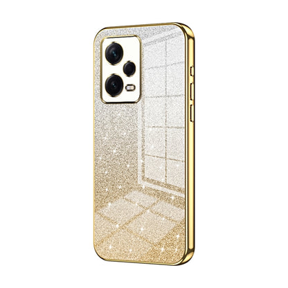 Gradient Glitter Powder Electroplated Phone Case