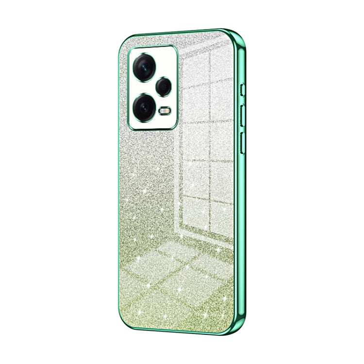 Gradient Glitter Powder Electroplated Phone Case, For Xiaomi Redmi K60 / K60 Pro, For Xiaomi Redmi Note 12S, For Xiaomi Redmi Note 12 Pro+