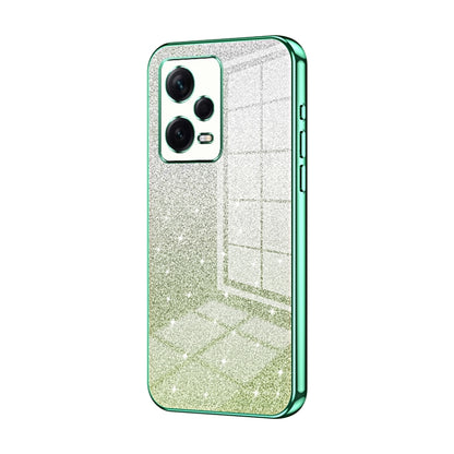 Gradient Glitter Powder Electroplated Phone Case, For Xiaomi Redmi K60 / K60 Pro, For Xiaomi Redmi Note 12S, For Xiaomi Redmi Note 12 Pro+