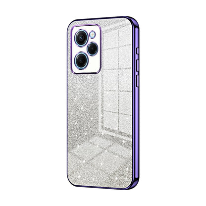 Gradient Glitter Powder Electroplated Phone Case
