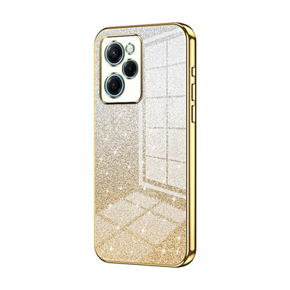 Gradient Glitter Powder Electroplated Phone Case