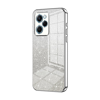 Gradient Glitter Powder Electroplated Phone Case
