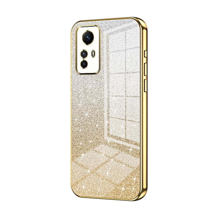 Gradient Glitter Powder Electroplated Phone Case