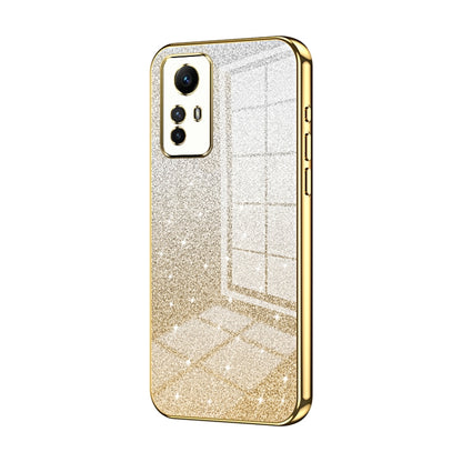 Gradient Glitter Powder Electroplated Phone Case