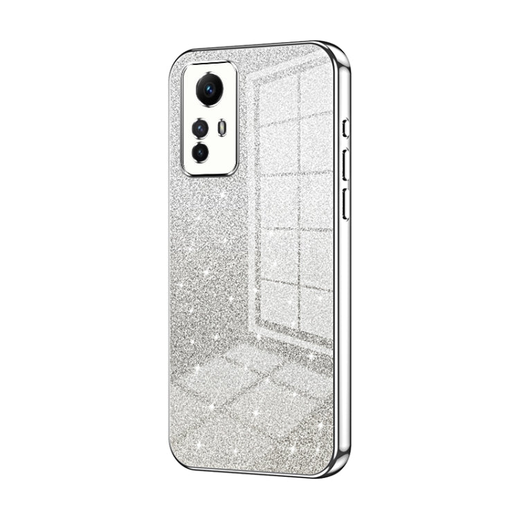Gradient Glitter Powder Electroplated Phone Case