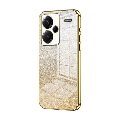 Gradient Glitter Powder Electroplated Phone Case, For Xiaomi Redmi Note 13 4G, For Xiaomi Redmi Note 13 5G, For Xiaomi Redmi Note 13 Pro+