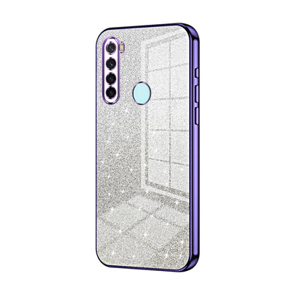Gradient Glitter Powder Electroplated Phone Case, For Xiaomi Redmi Note 10 5G / Note 10T 5G, For Xiaomi Redmi Note 10 Pro 5G/Poco X3 GT, For Xiaomi Redmi Note 8 / Note 8 2021