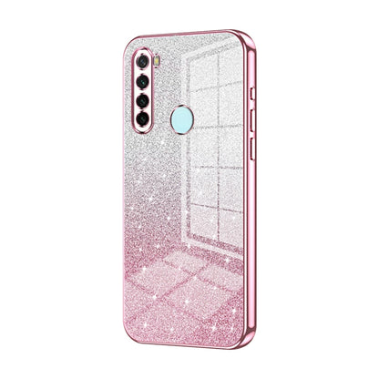 Gradient Glitter Powder Electroplated Phone Case, For Xiaomi Redmi Note 10 5G / Note 10T 5G, For Xiaomi Redmi Note 10 Pro 5G/Poco X3 GT, For Xiaomi Redmi Note 8 / Note 8 2021
