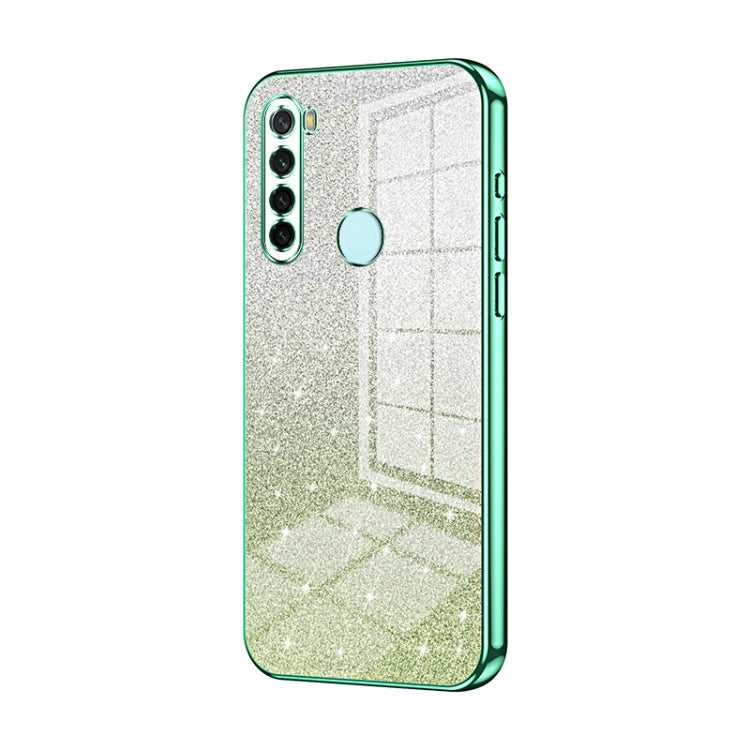 Gradient Glitter Powder Electroplated Phone Case, For Xiaomi Redmi Note 10 5G / Note 10T 5G, For Xiaomi Redmi Note 10 Pro 5G/Poco X3 GT, For Xiaomi Redmi Note 8 / Note 8 2021