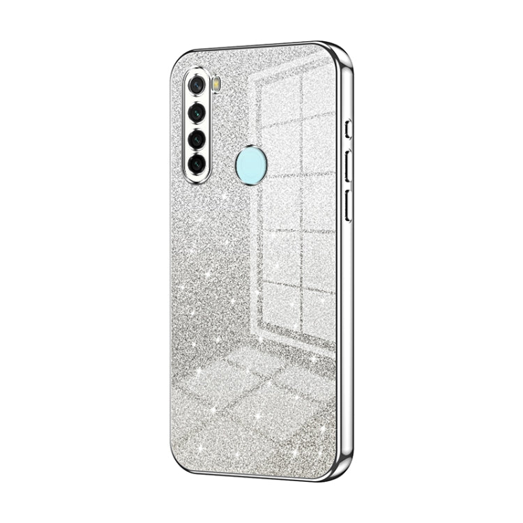 Gradient Glitter Powder Electroplated Phone Case, For Xiaomi Redmi Note 10 5G / Note 10T 5G, For Xiaomi Redmi Note 10 Pro 5G/Poco X3 GT, For Xiaomi Redmi Note 8 / Note 8 2021