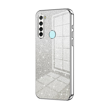 Gradient Glitter Powder Electroplated Phone Case, For Xiaomi Redmi Note 10 5G / Note 10T 5G, For Xiaomi Redmi Note 10 Pro 5G/Poco X3 GT, For Xiaomi Redmi Note 8 / Note 8 2021