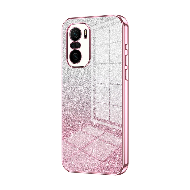 Gradient Glitter Powder Electroplated Phone Case, Series 4