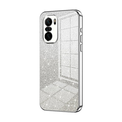 Gradient Glitter Powder Electroplated Phone Case