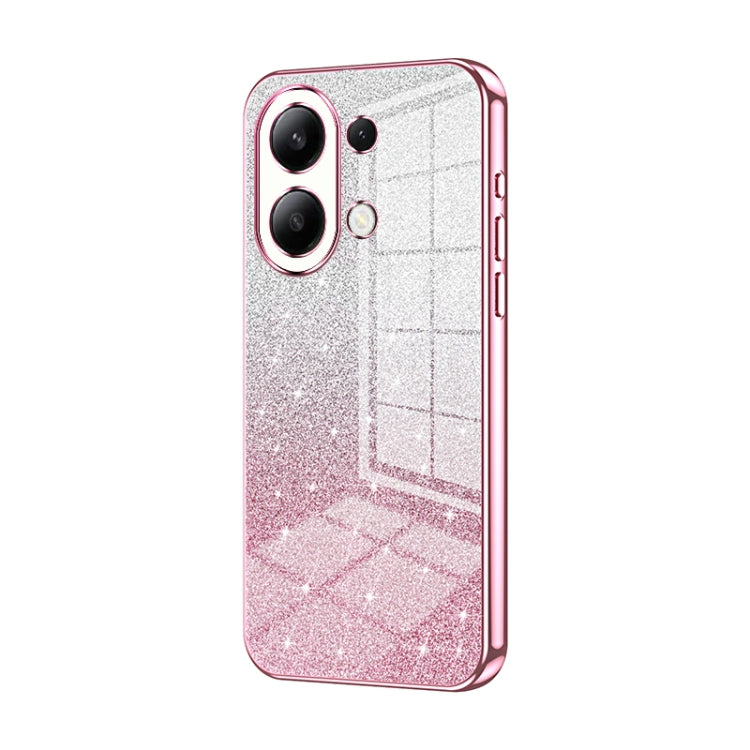 Gradient Glitter Powder Electroplated Phone Case