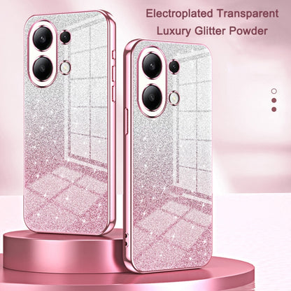 Gradient Glitter Powder Electroplated Phone Case, For Xiaomi Redmi Note 11T Pro/Poco X4 GT, For Xiaomi Redmi Note 12R Pro, For Xiaomi Redmi Note 12 Turbo/Poco F5