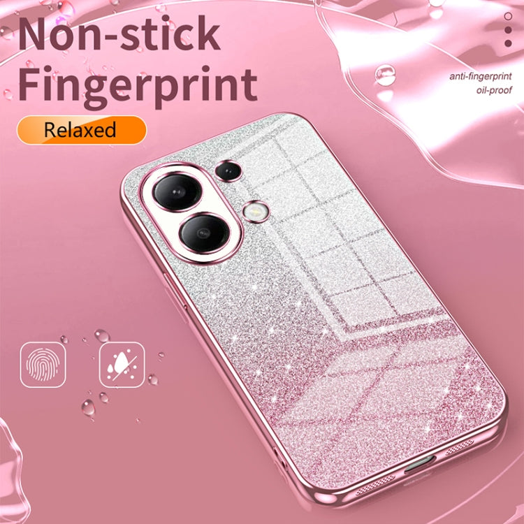 Gradient Glitter Powder Electroplated Phone Case