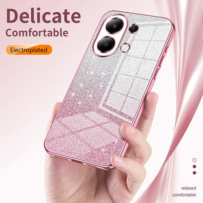 Gradient Glitter Powder Electroplated Phone Case