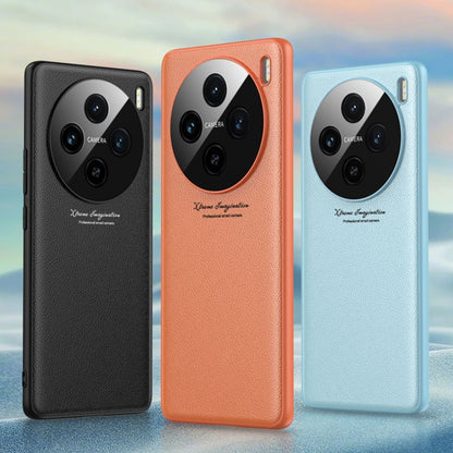 GKK Precision Hole Ultra-thin Full Coverage Leather Phone Case, For vivo X100 Pro, For vivo X100