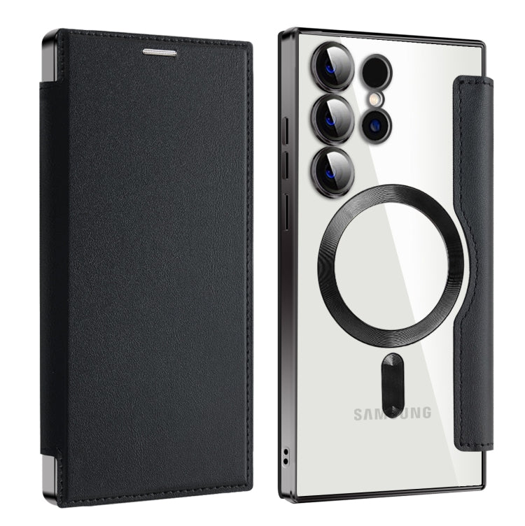 MagSafe Magnetic RFID Anti-theft Leather Phone Case, For Samsung Galaxy S24 Ultra 5G, For Samsung Galaxy S24+ 5G, For Samsung Galaxy S24 5G