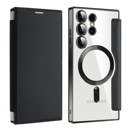 MagSafe Magnetic RFID Anti-theft Leather Phone Case, For Samsung Galaxy S24 Ultra 5G, For Samsung Galaxy S24+ 5G, For Samsung Galaxy S24 5G