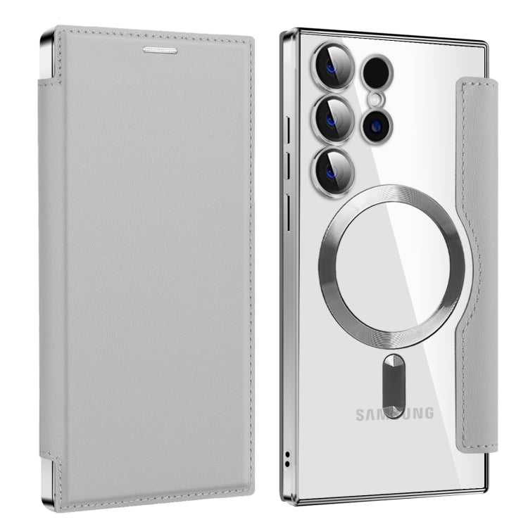 MagSafe Magnetic RFID Anti-theft Leather Phone Case, For Samsung Galaxy S24 Ultra 5G, For Samsung Galaxy S24+ 5G, For Samsung Galaxy S24 5G