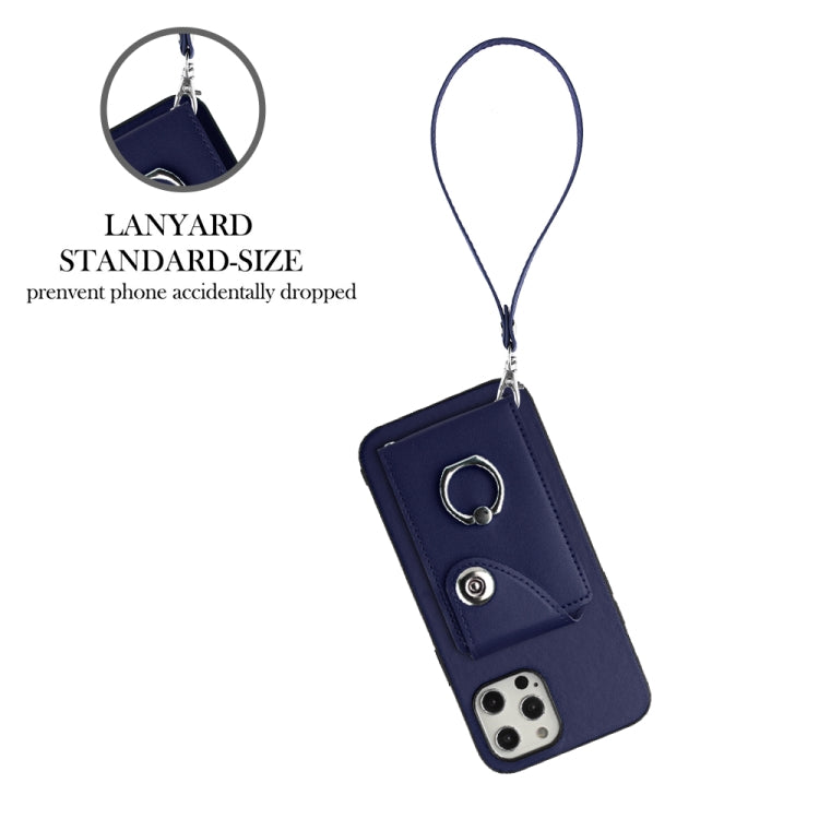 Organ Card Bag Ring Holder PU Phone Case with Lanyard, For iPhone 12 mini, For iPhone 11 Pro Max, For iPhone 11, For iPhone 11 Pro