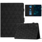 Diamond Texture Embossed Leather Smart Tablet Case