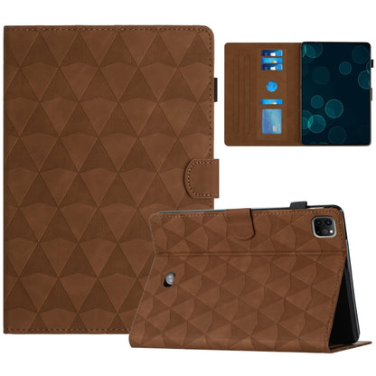 Diamond Texture Embossed Leather Smart Tablet Case