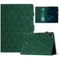 Diamond Texture Embossed Leather Smart Tablet Case