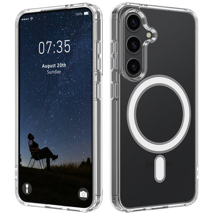 MagSafe Magnetic Acrylic TPU Phone Case, For Samsung Galaxy S26 FE 5G, For Samsung Galaxy S26+ 5G, For Samsung Galaxy S26 Edge 5G, For Samsung Galaxy S26 Ultra 5G, For Samsung Galaxy S26 5G, For Samsung Galaxy S25 FE 5G, For Samsung Galaxy S25 Edge 5G ...