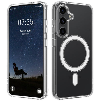 MagSafe Magnetic Acrylic TPU Phone Case, For Samsung Galaxy S26 FE 5G, For Samsung Galaxy S26+ 5G, For Samsung Galaxy S26 Edge 5G, For Samsung Galaxy S26 Ultra 5G, For Samsung Galaxy S26 5G, For Samsung Galaxy S25 FE 5G, For Samsung Galaxy S25 Edge 5G ...