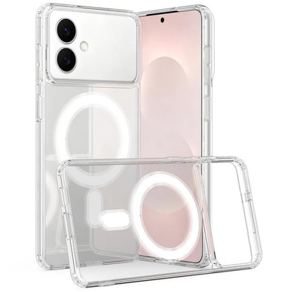 MagSafe Magnetic Acrylic TPU Phone Case, For Samsung Galaxy S26 FE 5G, For Samsung Galaxy S26+ 5G, For Samsung Galaxy S26 Edge 5G, For Samsung Galaxy S26 Ultra 5G, For Samsung Galaxy S26 5G, For Samsung Galaxy S25 FE 5G, For Samsung Galaxy S25 Edge 5G ...