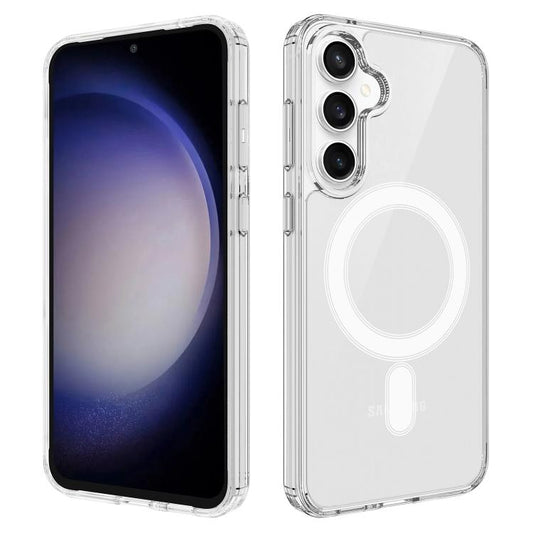 MagSafe Magnetic Acrylic TPU Phone Case, For Samsung Galaxy S26 FE 5G, For Samsung Galaxy S26+ 5G, For Samsung Galaxy S26 Edge 5G, For Samsung Galaxy S26 Ultra 5G, For Samsung Galaxy S26 5G, For Samsung Galaxy S25 FE 5G, For Samsung Galaxy S25 Edge 5G