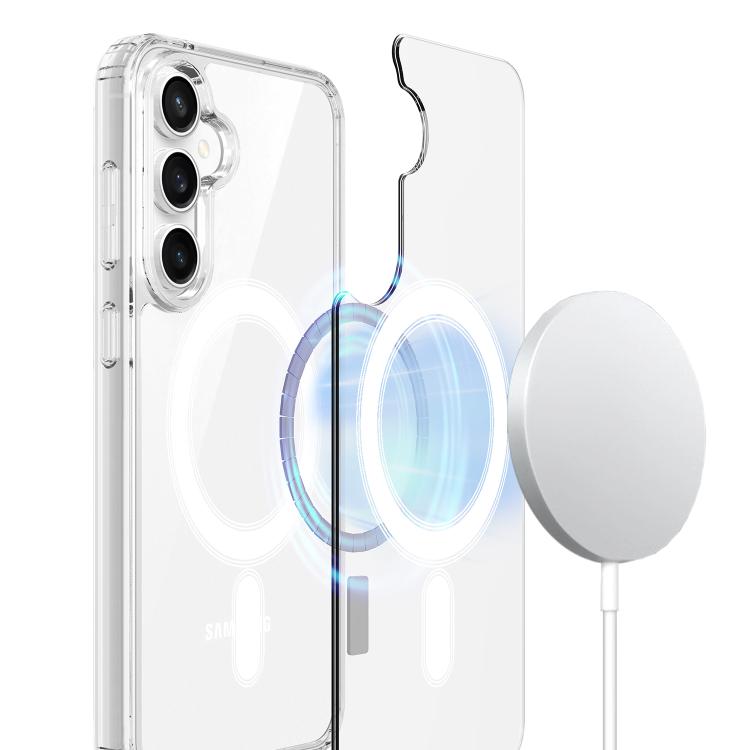 MagSafe Magnetic Acrylic TPU Phone Case, For Samsung Galaxy S26 FE 5G, For Samsung Galaxy S26+ 5G, For Samsung Galaxy S26 Edge 5G, For Samsung Galaxy S26 Ultra 5G, For Samsung Galaxy S26 5G, For Samsung Galaxy S25 FE 5G, For Samsung Galaxy S25 Edge 5G ...