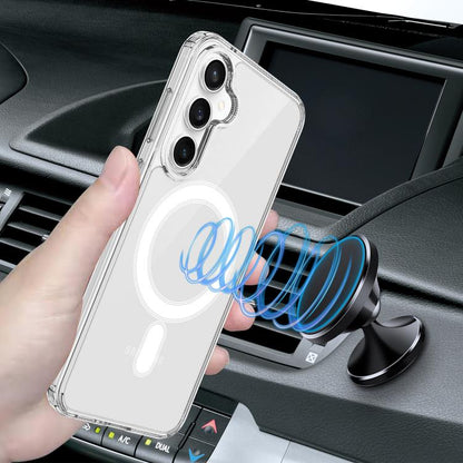 MagSafe Magnetic Acrylic TPU Phone Case, For Samsung Galaxy S26 FE 5G, For Samsung Galaxy S26+ 5G, For Samsung Galaxy S26 Edge 5G, For Samsung Galaxy S26 Ultra 5G, For Samsung Galaxy S26 5G, For Samsung Galaxy S25 FE 5G, For Samsung Galaxy S25 Edge 5G ...