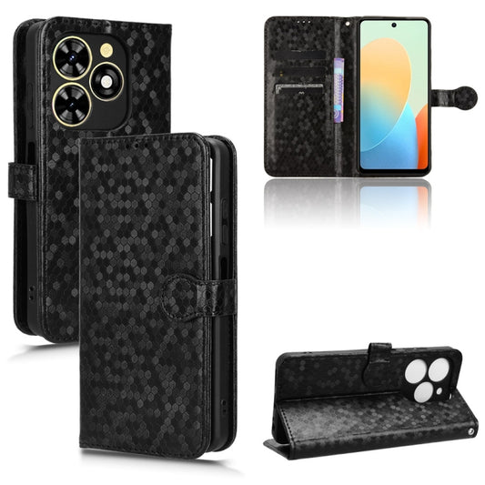 Honeycomb Dot Texture Leather Phone Case, For Tecno Pop 8