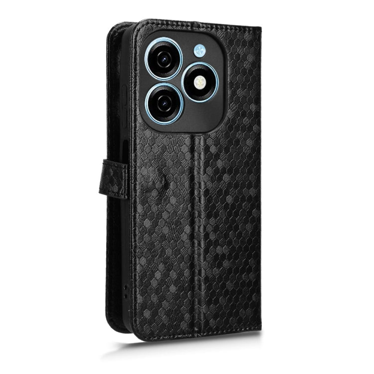 Honeycomb Dot Texture Leather Phone Case, For Tecno Spark 20, For Tecno Pop 8