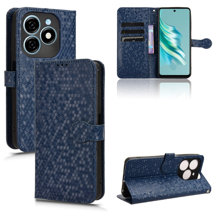 Honeycomb Dot Texture Leather Phone Case, For Tecno Spark 20, For Tecno Pop 8