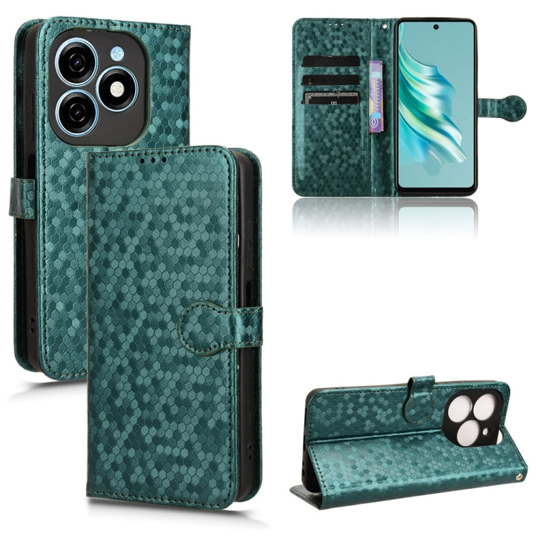 Honeycomb Dot Texture Leather Phone Case, For Tecno Spark 20, For Tecno Pop 8