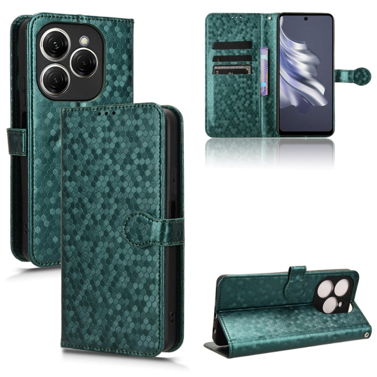 Honeycomb Dot Texture Leather Phone Case, For Tecno Pova 6 Pro, For Tecno Spark 20 Pro+ 4G, For Tecno Spark 20 Pro, For Tecno Spark Go 2024 / Spark 20C, For Tecno Spark 20