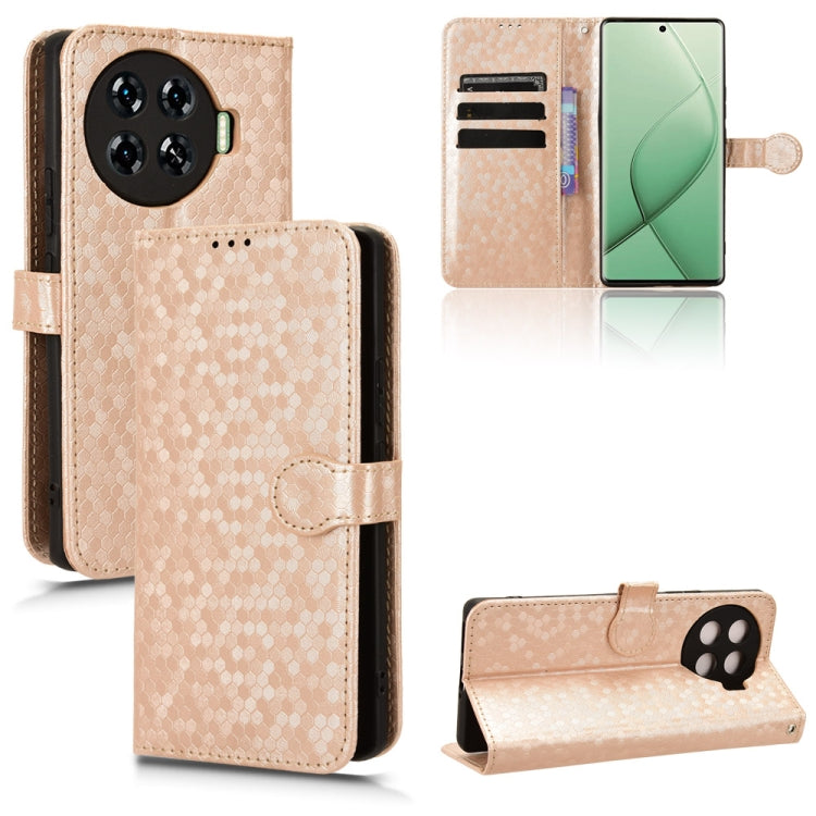 Honeycomb Dot Texture Leather Phone Case, For Tecno Pova 6 Pro, For Tecno Spark 20 Pro+ 4G, For Tecno Spark 20 Pro, For Tecno Spark Go 2024 / Spark 20C, For Tecno Spark 20