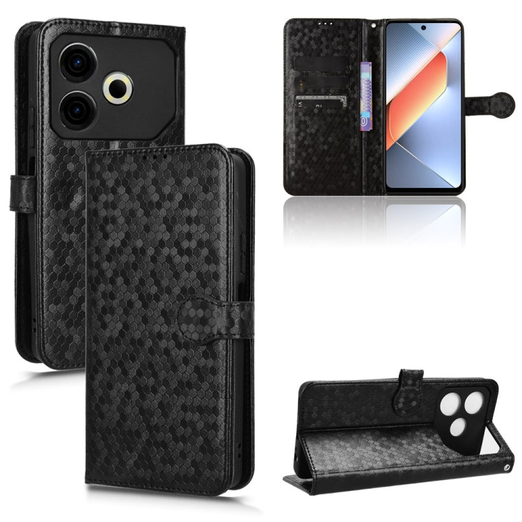 Honeycomb Dot Texture Leather Phone Case, Series 1