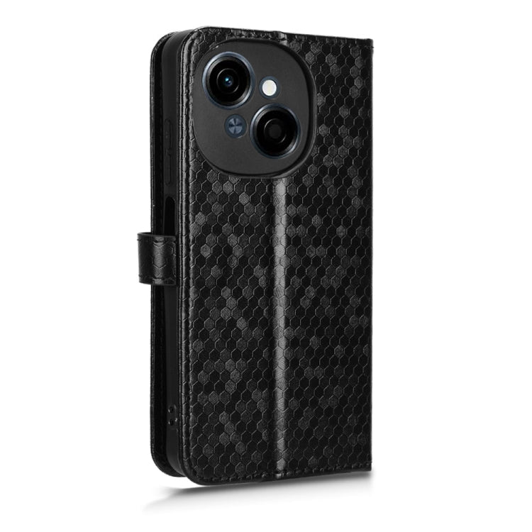 Honeycomb Dot Texture Leather Phone Case, For Tecno Spark Go 2025 / Spark Go 1, For Tecno Spark 30C 4G, For Tecno Camon 30 Premier 5G, For Tecno Pova 6 Neo