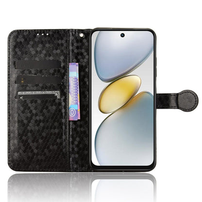 Honeycomb Dot Texture Leather Phone Case, For Tecno Spark Go 2025 / Spark Go 1, For Tecno Spark 30C 4G, For Tecno Camon 30 Premier 5G, For Tecno Pova 6 Neo