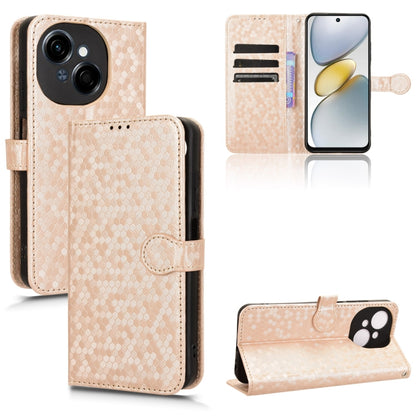 Honeycomb Dot Texture Leather Phone Case, For Tecno Pova 6 Neo 5G / Spark 30 5G, For Tecno Spark 30 Pro 4G, For Tecno Spark 30 4G, For Tecno Spark Go 2025 / Spark Go 1