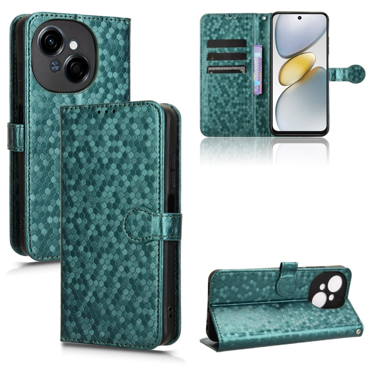 Honeycomb Dot Texture Leather Phone Case, For Tecno Pova 6 Neo 5G / Spark 30 5G, For Tecno Spark 30 Pro 4G, For Tecno Spark 30 4G, For Tecno Spark Go 2025 / Spark Go 1