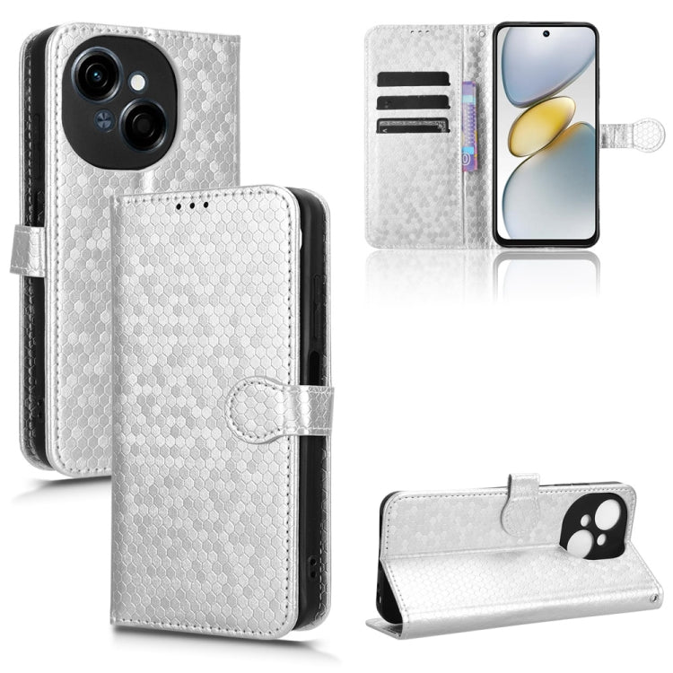 Honeycomb Dot Texture Leather Phone Case, For Tecno Pova 6 Neo 5G / Spark 30 5G, For Tecno Spark 30 Pro 4G, For Tecno Spark 30 4G, For Tecno Spark Go 2025 / Spark Go 1